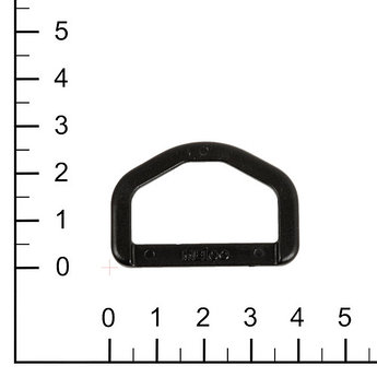 Полукольцо 30мм H 6004 черн.