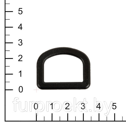 Полукольцо 25мм H 2006 черн