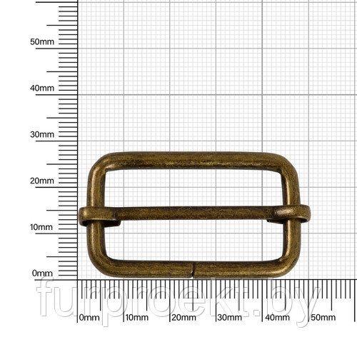 Пряжка 39х20мм (4мм) антик роллинг D