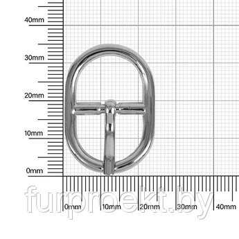 Пряжка 0730 18мм никель полир