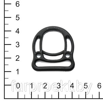 Полукольцо 25мм Н 2008 черн