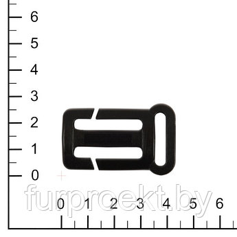 Пряжка 25мм R 0042 (25х20мм) черн