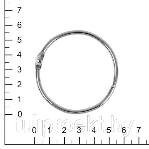 Кольцо разъемное Е 007 внутр d=48 мм (2,5 мм) никель роллинг