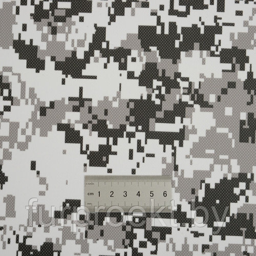 Материал ПВХ для лодок M8L55 2,0 Pixel Grey-Black-White MORISKON - фото 1 - id-p162188426