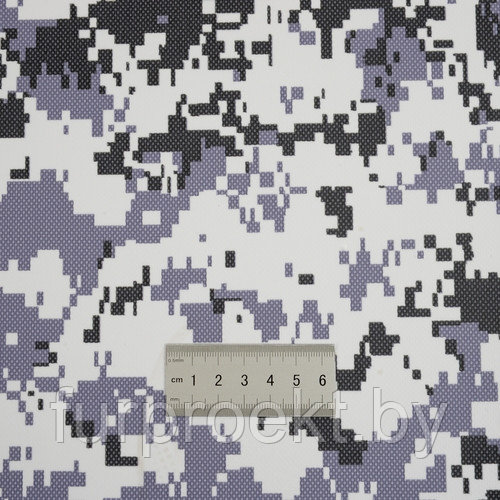 Материал ПВХ для лодок M8L55 2,0 Pixel Purple-White-Black MORISKON - фото 1 - id-p162188427