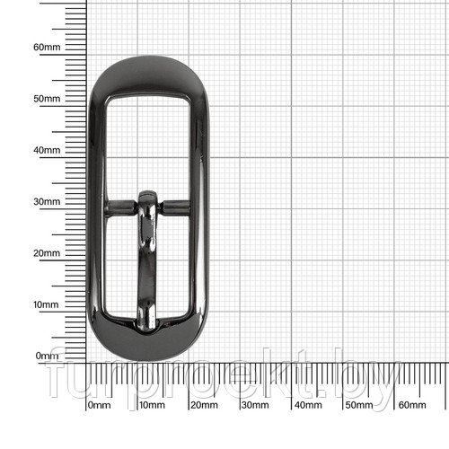 Пряжка 2994 16мм блек никель полир