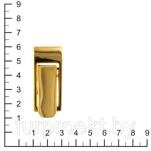 Застежка 6088 золото полированное (2)