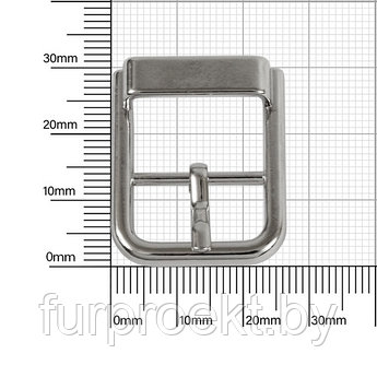 Пряжка К 3226 20мм (2122#) никель полир