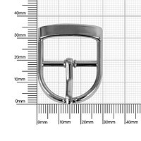 Пряжка К 4348 25мм никель полир (116)