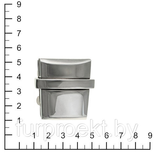 Застежка А 521 ( C 102 Z ) никель полир