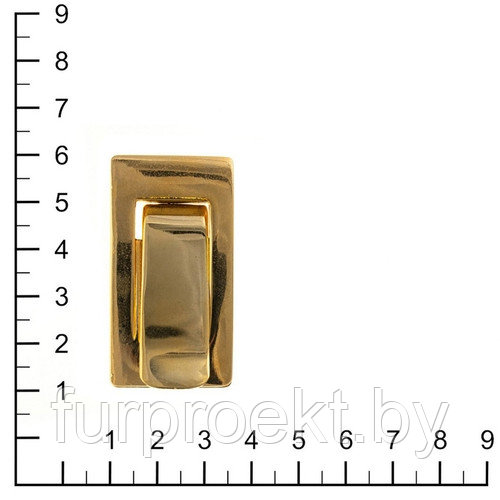 Застежка КД 0436 А золото полированное (2)