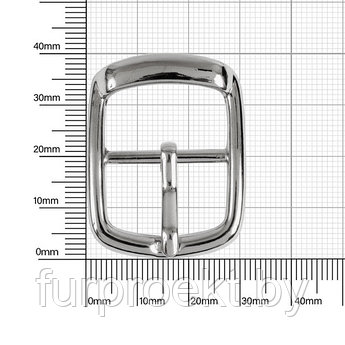Пряжка К 4696 25мм никель полир (2621#)
