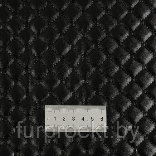 CS-18 {1# Black} черный полиуретан 2мм трикотажное полотно