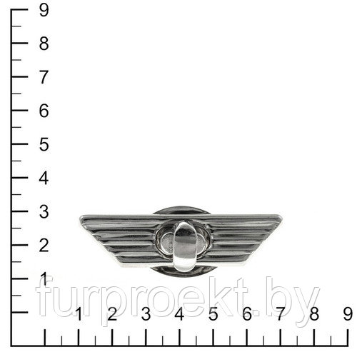 Застежка поворотная К 4018 ник