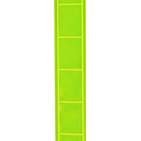 Лента светоотражающая 25 мм квадр желт FJG004