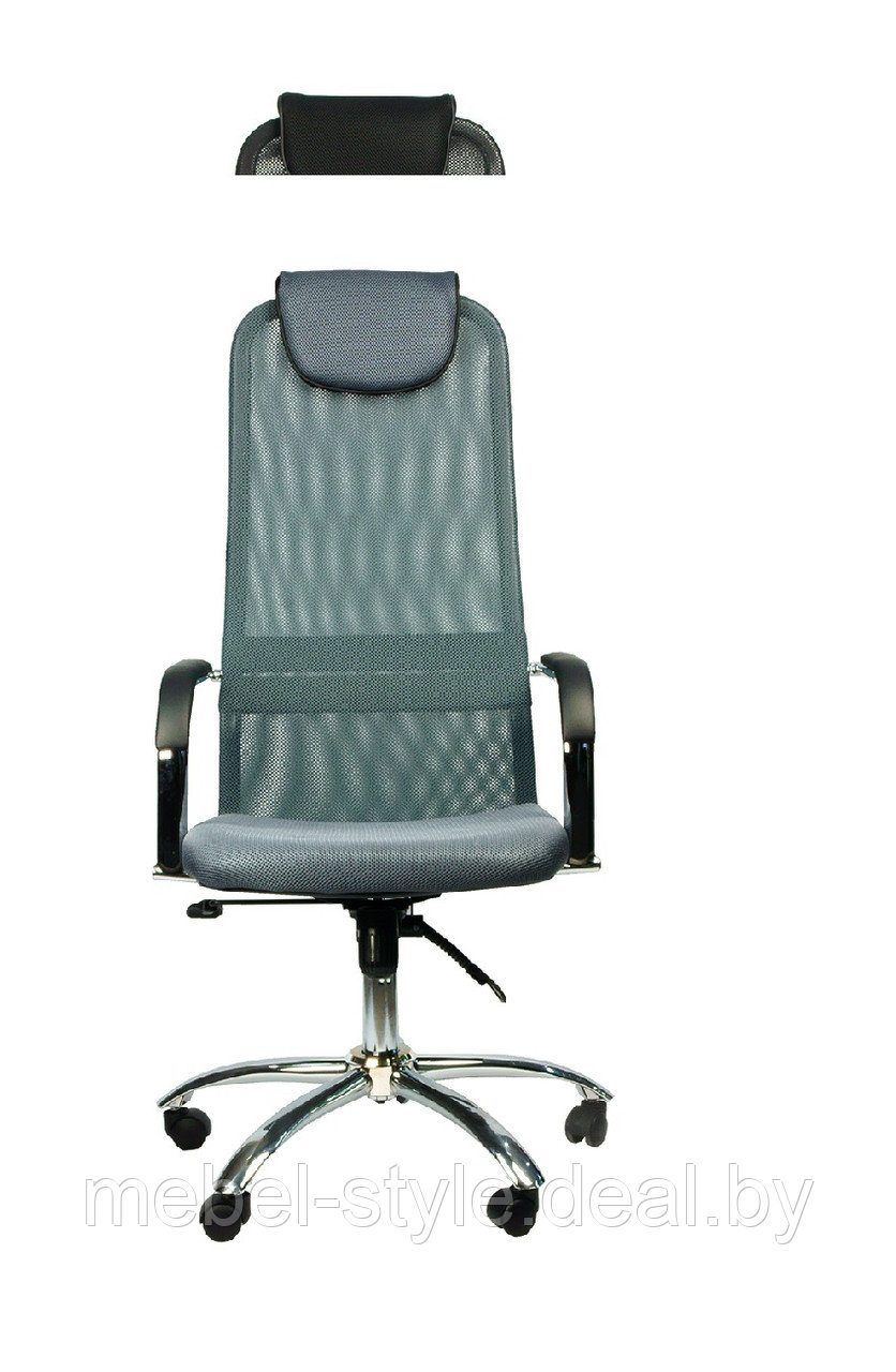 Компьютерное кресло EP 708 для работы в офисе и дома, стул EP 708 ткань сетка (черная,серая) - фото 10 - id-p169361244
