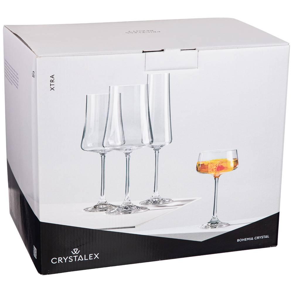 Набор бокалов для шампанского Cristalex Xtra 210ml арт.40862/210 - фото 2 - id-p187758650