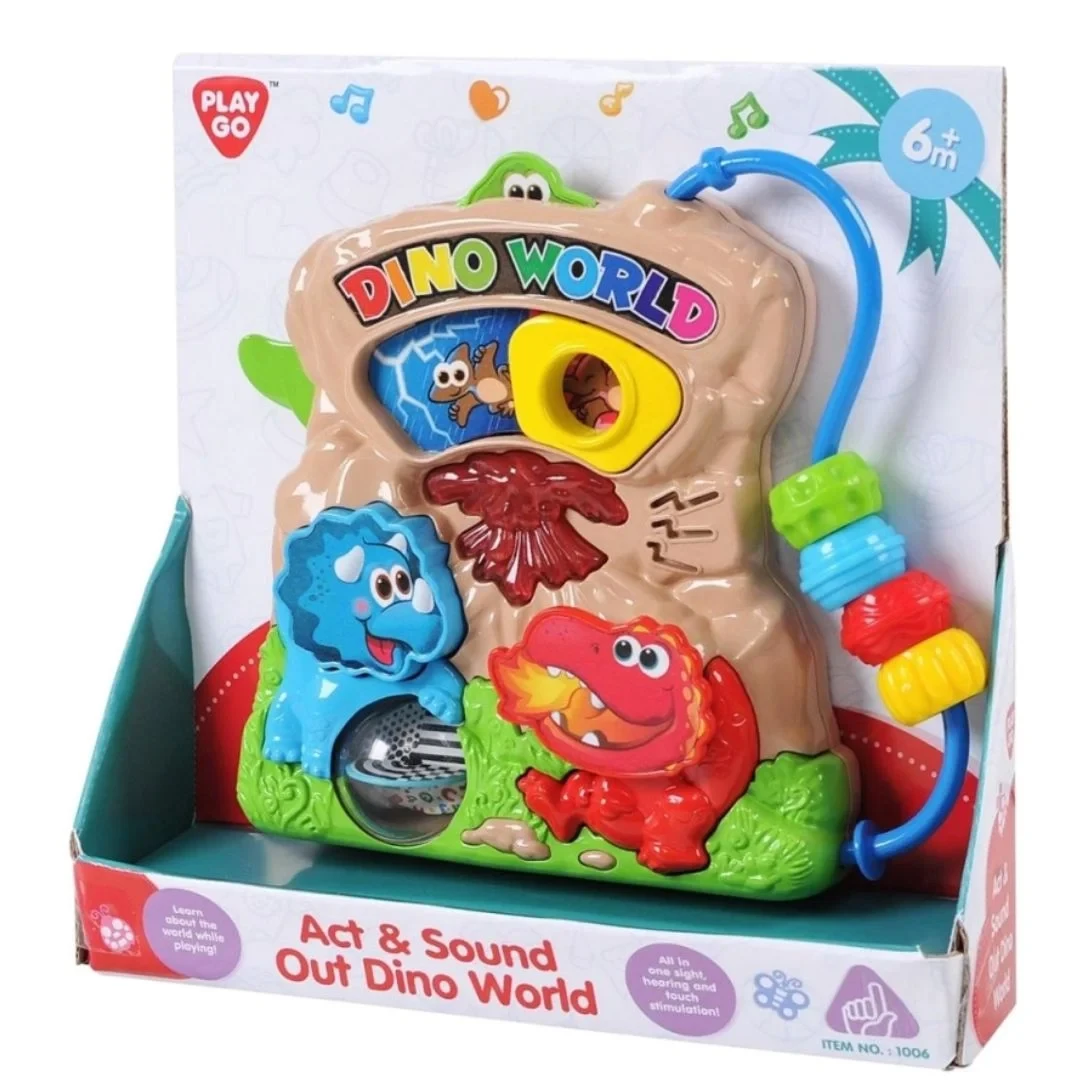 Развивающая игрушка Playgo Мир динозавров 1006 интерактивная для детей - фото 1 - id-p187759416