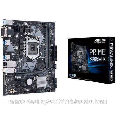 ASUS PRIME B365M-K (S1151, B360, 2xDDR4, DVI-D/D-Sub, 1 x PCIe x16, 2 x PCIe x1, 1 x M.2, 6 x SATA, 6x USB3.1, - фото 3 - id-p179617344