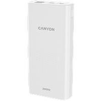 CANYON PB-2001, Power bank 20000mAh Li-poly battery, Input 5V/2A , Output 5V/2.1A(Max) , 144*69*28.5mm,
