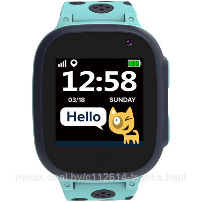 CANYON Sandy KW-34, Kids smartwatch, 1.44 inch colorful screen, GPS function, Nano SIM card, 32+32MB, - фото 1 - id-p187759344
