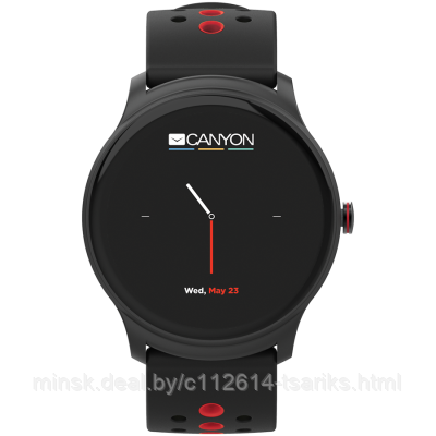 CANYON Oregano SW-81 Smart watch, 1.3inches IPS full touch screen, Alloy+plastic body,IP68 waterproof, - фото 1 - id-p187759203