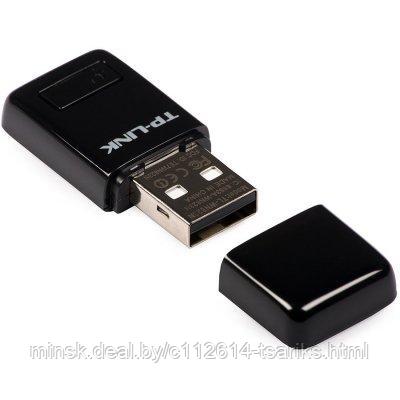 NIC TP-Link TL-WN823N, USB 2.0 Mini Adapter, 2,4GHz Wireless N 300Mbps, Internal Antenna, Support Soft AP, - фото 1 - id-p187759183