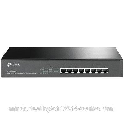 TP-Link 8-Port Gigabit PoE+ Switch, 8 Gigabit RJ45 Ports, 802.3at/af, 126W PoE Power, 1U 13-inch - фото 1 - id-p187759179