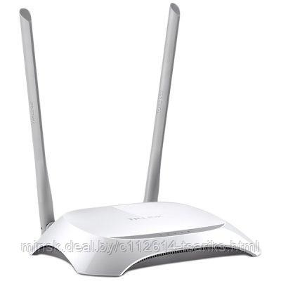 Router TP-Link TL-WR840N, 2,4GHz Wireless N 300Mbps, 4 x 10/100Mbps LAN Ports, 1 x 10/100Mbps WAN Port, Fixed - фото 1 - id-p187759174