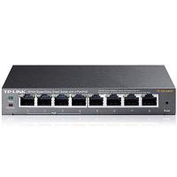 TP-Link TL-SG108PE 8-Port Gigabit Desktop PoE+ Easy Smart Switch, 8 Gigabit RJ45 ports including 4 PoE+ ports,