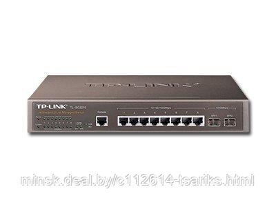 TP-Link TL-SG3210 8-port L2 Managed Switch,8 x 10/100/1000Mbps RJ45 ports + 2 Gigabit SFP - фото 2 - id-p187759451