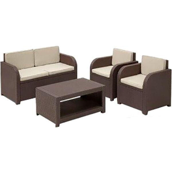 Набор уличной мебели Modena 2 , коричневый - фото 1 - id-p187762787