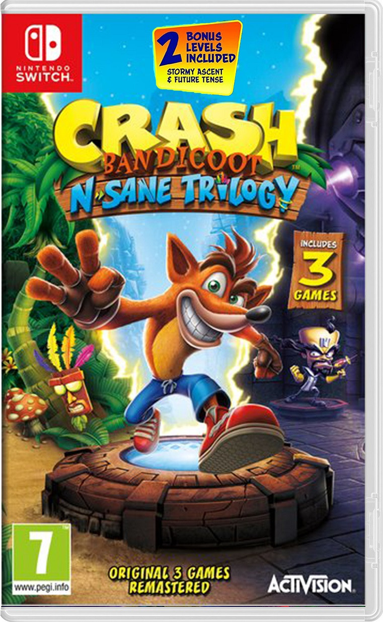 Игра Crash Bandicoot N. Sane Trilogy для Nintendo Switch - фото 1 - id-p187763095