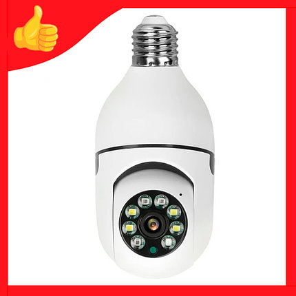 Беспроводная поворотная IP-камера наблюдения WiFi Panorama Camera, фото 2