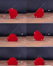 Держатель угольник магнитный для сварки на 6 углов усилие 11,3 Кг Rexant (12-4831)