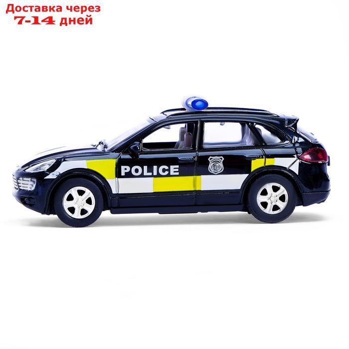Машина металлическая "Полицейский джип", инерционная, свет и звук, масштаб 1:43 - фото 2 - id-p187744424