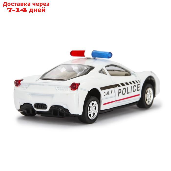 Машина металлическая "Полиция", инерционная, свет и звук, масштаб 1:43 - фото 2 - id-p187744428