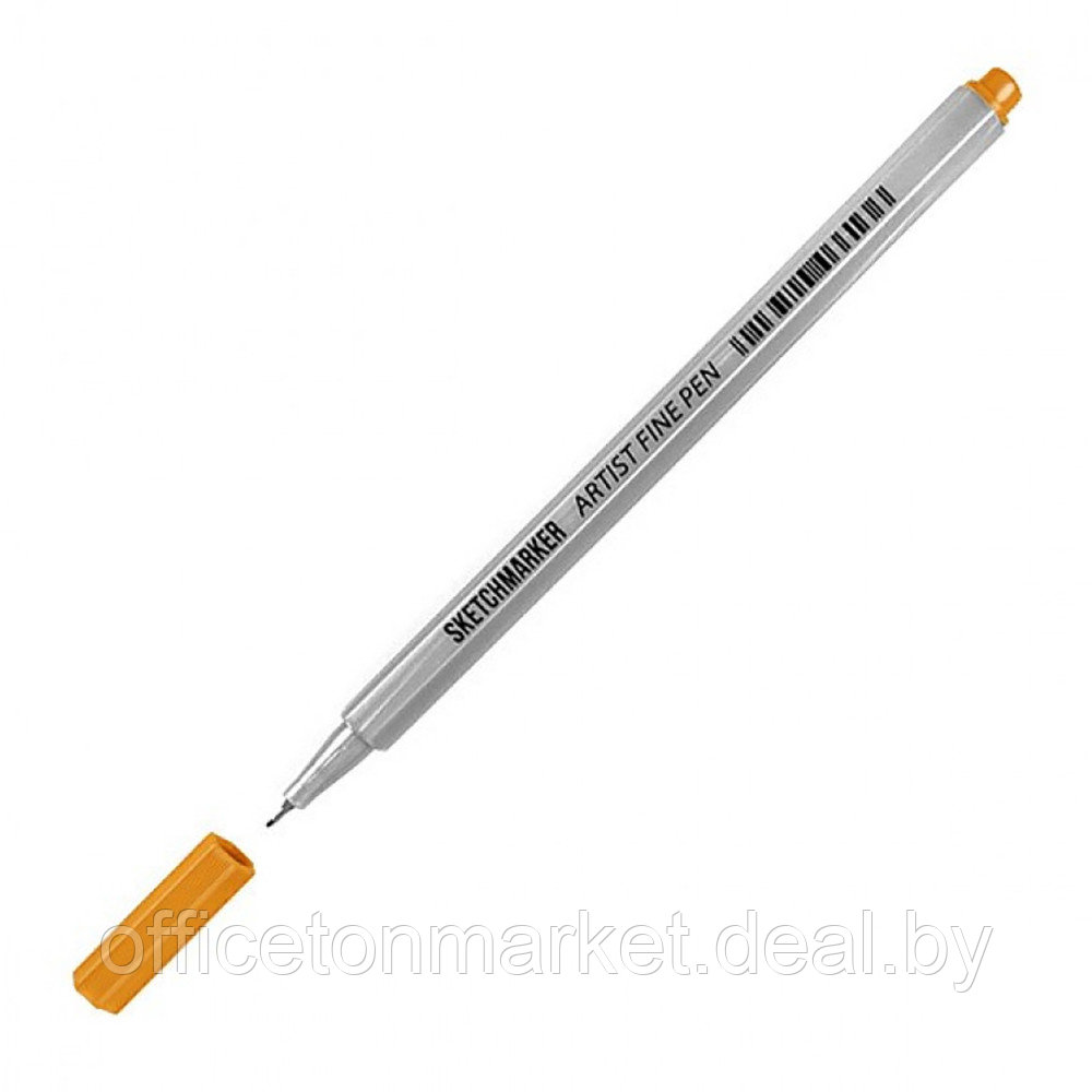 Ручка капиллярная "Sketchmarker", 0.4 мм, желто-оранжевый