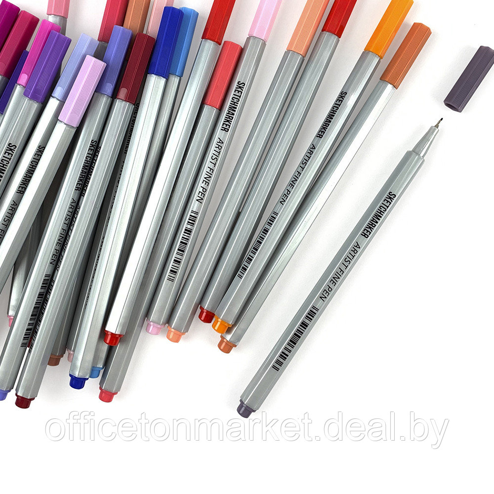Ручка капиллярная "Sketchmarker", 0.4 мм, желто-оранжевый - фото 6 - id-p187758784