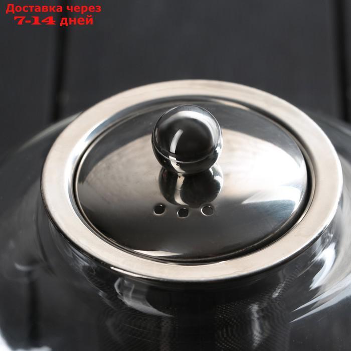 Чайник заварочный "Калиопа", 1 л, с металлическим ситом - фото 4 - id-p187747652