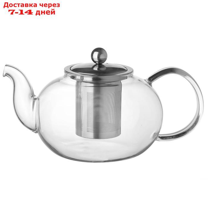 Чайник заварочный "Калиопа", 1 л, с металлическим ситом - фото 7 - id-p187747652