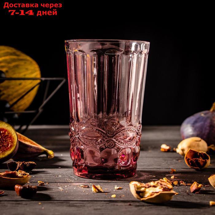 Набор стаканов "Ла-Манш", 350 мл, 6 шт, цвет розовый - фото 2 - id-p187747825