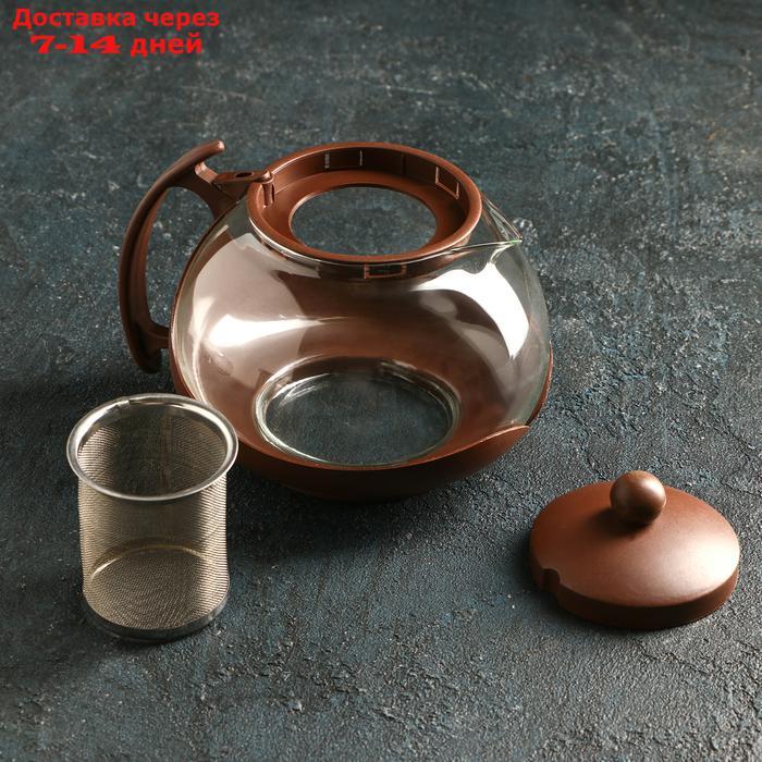 Чайник заварочный "Фантазия", с металлическим ситом, 1,25 л, цвет МИКС - фото 2 - id-p187746916