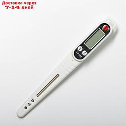 Термометр для пищи электронный на батарейках, с чехлом