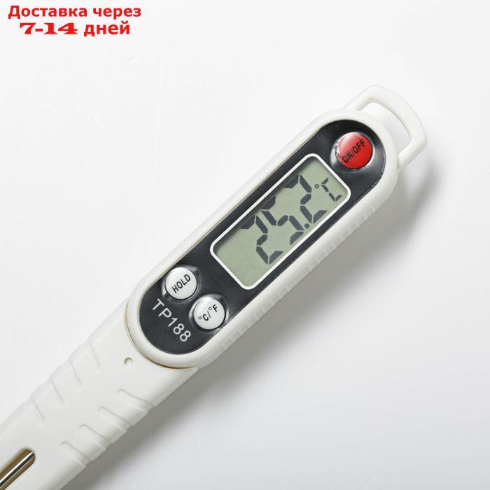 Термометр для пищи электронный на батарейках, с чехлом - фото 3 - id-p187748899