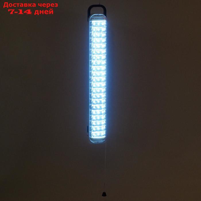 Фонарь-лампа аккумуляторный, YJ-6805TP, 63 LED, подвесной, зарядка от сети, 6х43 см - фото 5 - id-p187744920