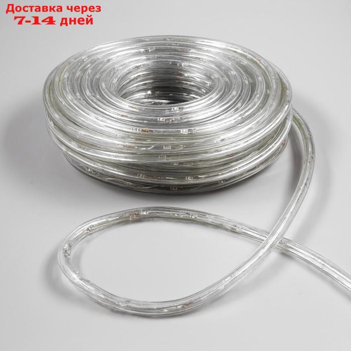 LED шнур 10 мм, круглый, 20 м, чейзинг, 2W-LED/м-24-220V, с контр. 8р, ЖЕЛТЫЙ - фото 2 - id-p187746057