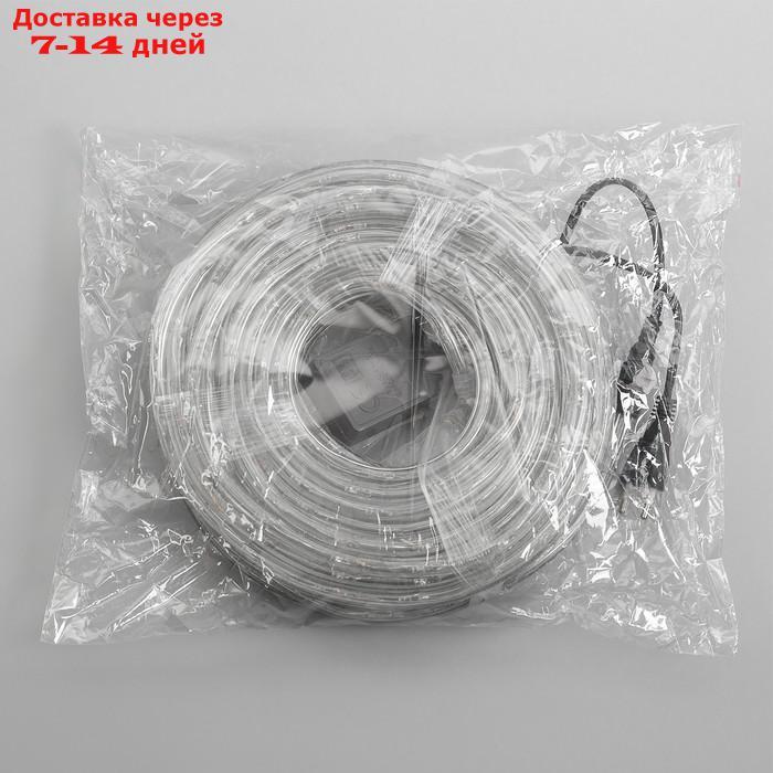 LED шнур 10 мм, круглый, 20 м, чейзинг, 2W-LED/м-24-220V, с контр. 8р, СИНИЙ - фото 8 - id-p187746069