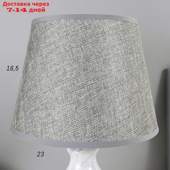 Настольная лампа 32153/1 E14 40Вт белый 22х22х39 см - фото 5 - id-p187745210