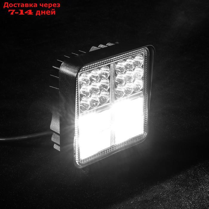 Противотуманная фара 54 LED (38 белых,16 желтых), IP67, 162 Вт, 9-30 В, направленный свет - фото 2 - id-p187744025